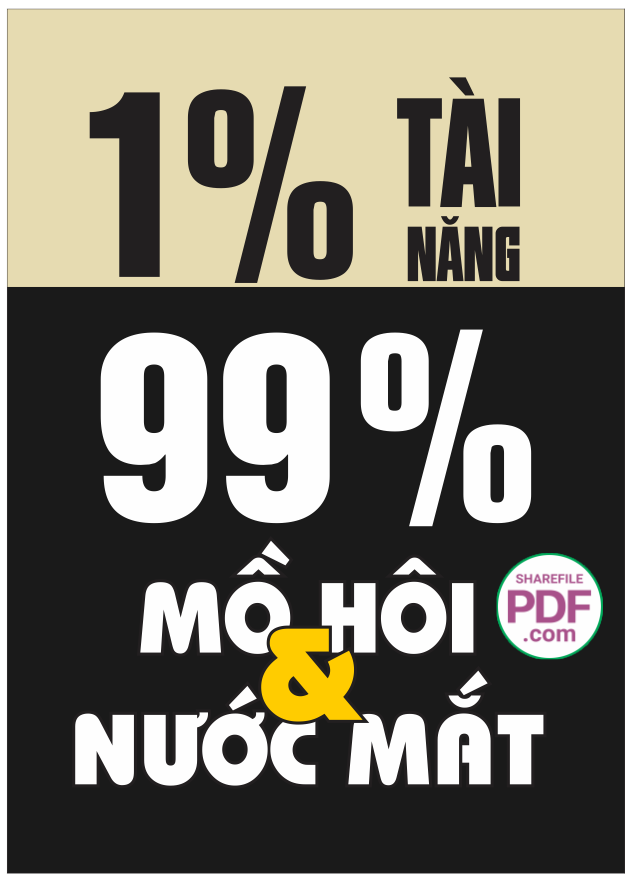 1% tai nang 99% mo hoi va nuoc mat