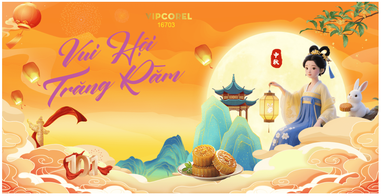 Market trang trí vui tết Trung Thu 2025 #44 file corel | VIPcorel.com ...