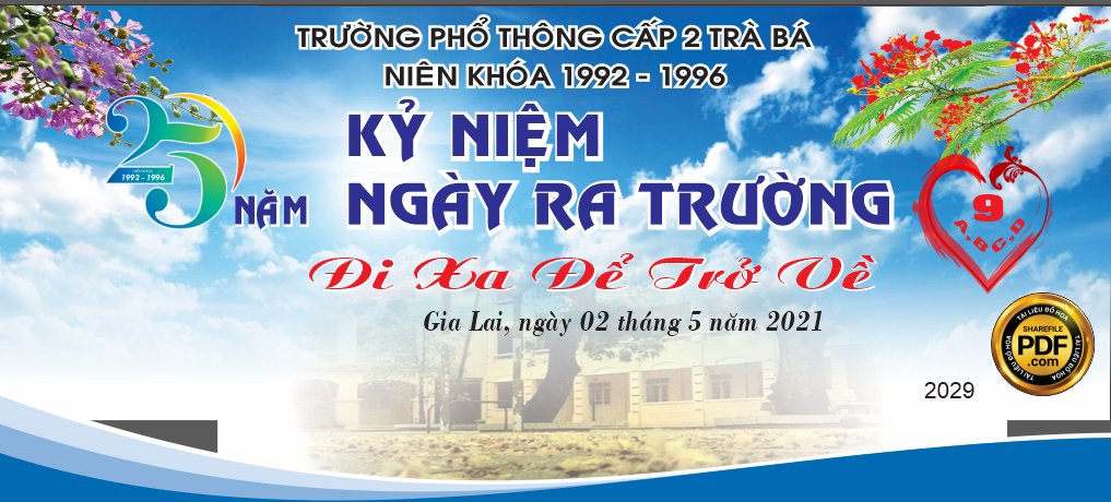 kỷ niệm 25 năm ngày ra trường THPT CẤP 2 TRÀ BÁ