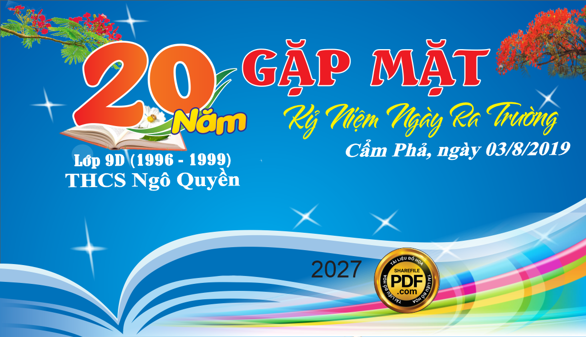 gặp mặt 20 năm ngày ra trường THCS Ngô Quyền