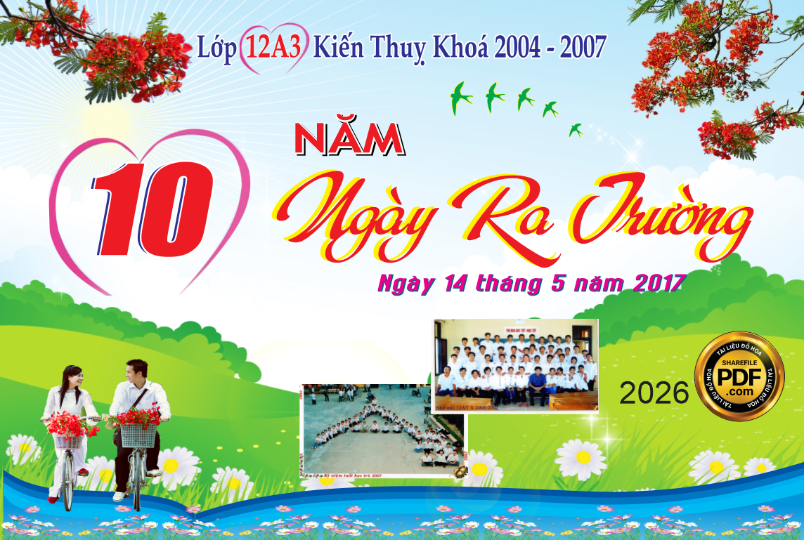 lớp 12A3 kỷ niệm 10 năm ngày ra trường Kiến Thụy