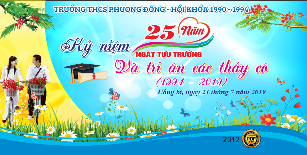 kỷ niệm 25 năm ngày tựu trường và tri ân các thầy cô