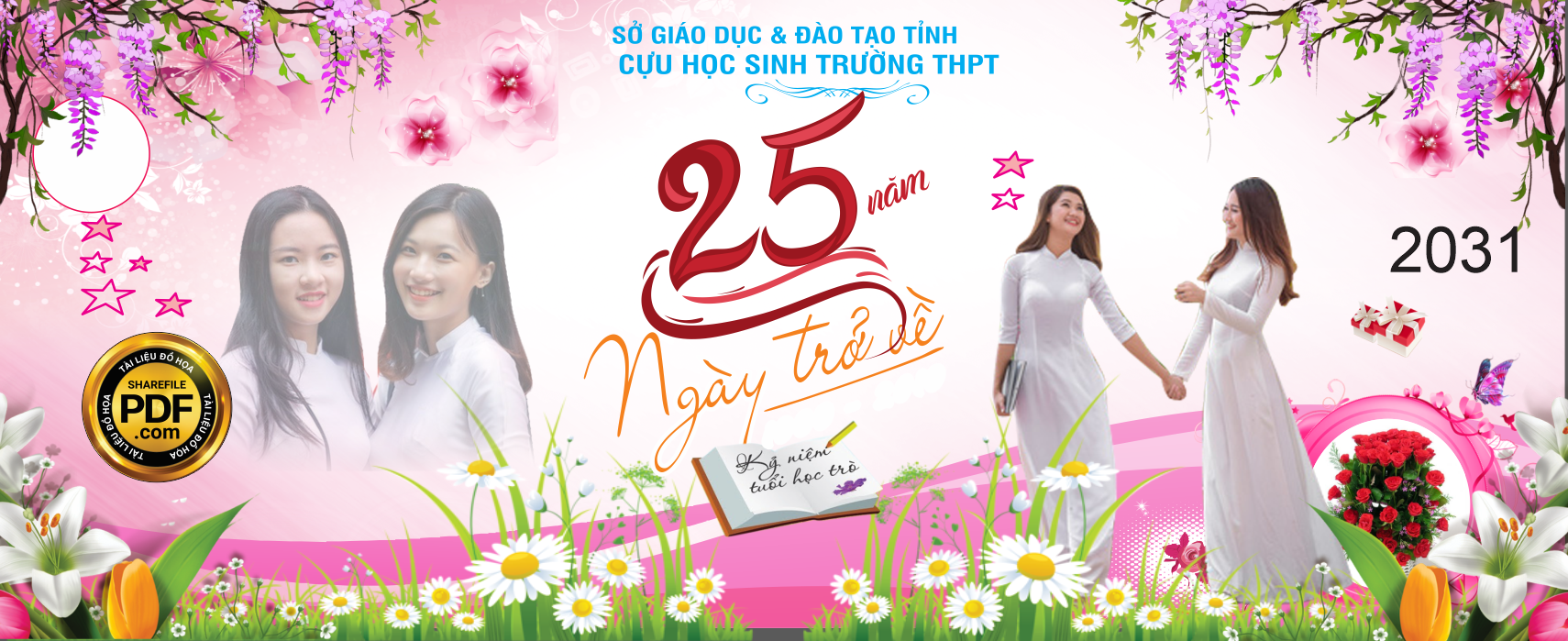 cựu học sinh trường THPT 25 năm ngày trở về