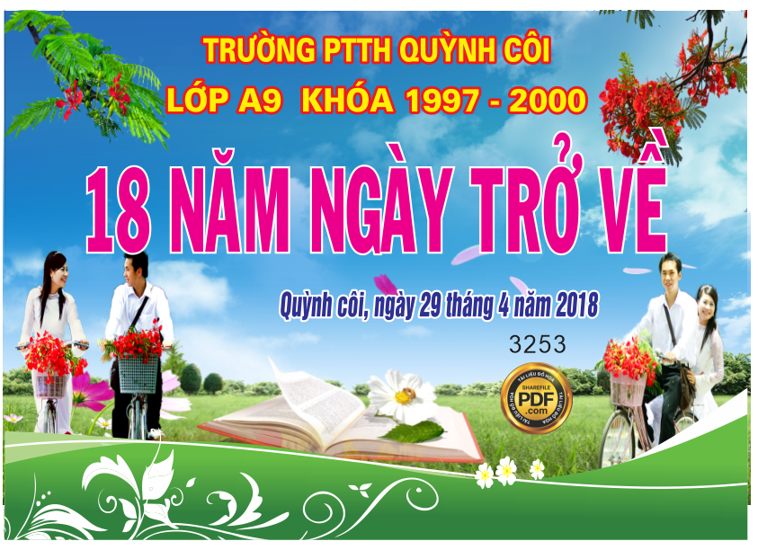 18 năm ngày trở về trường PTTH Quỳnh Côi