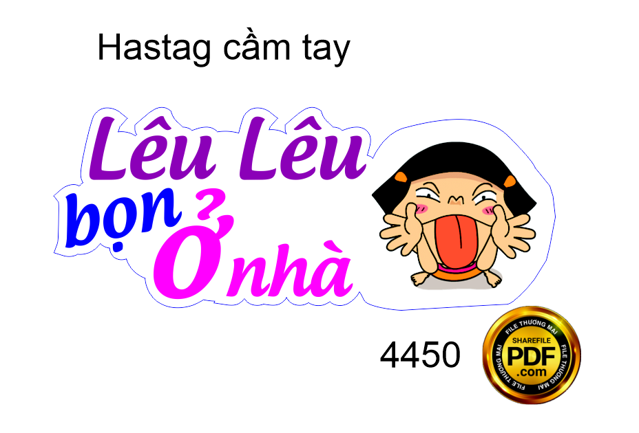 Hastag cầm tay Lêu lêu bọn ở nhà
