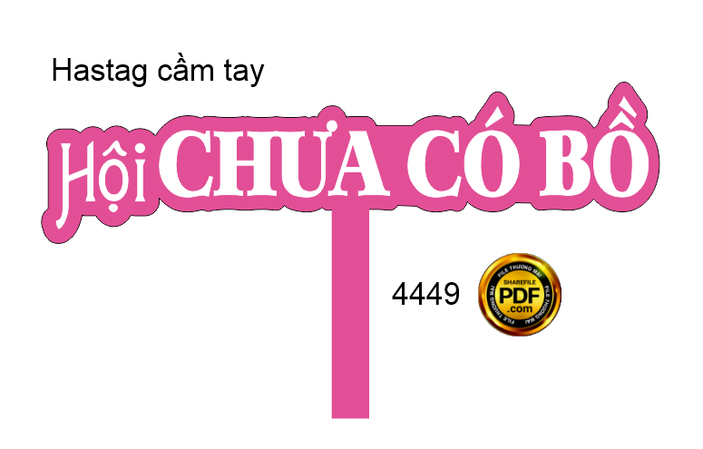Hastag cầm tay Hội chưa có bồ