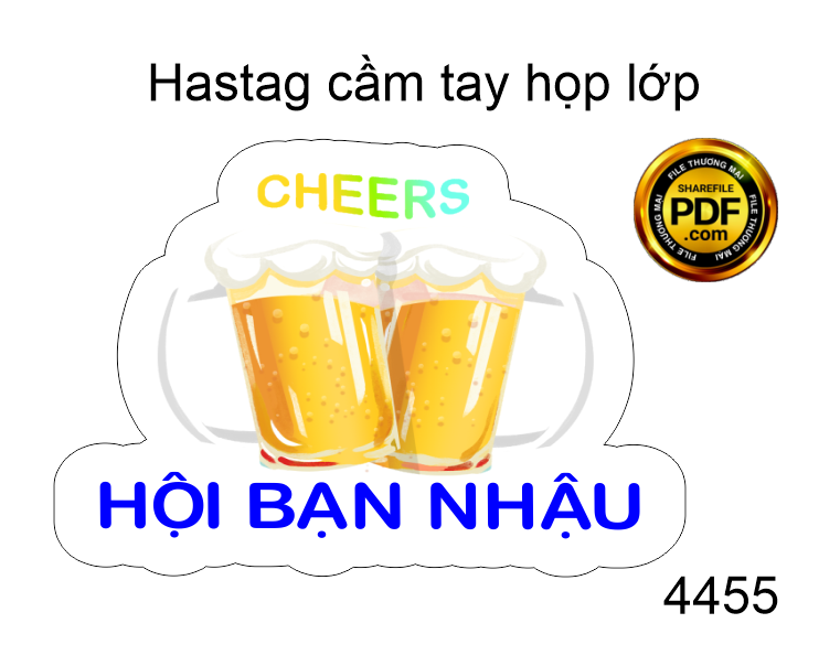 Hastag cầm tay hội bạn nhậu
