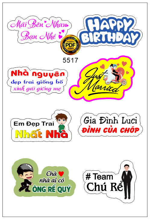 Hashtag đám cưới họp lớp sinh nhật đẹp #1