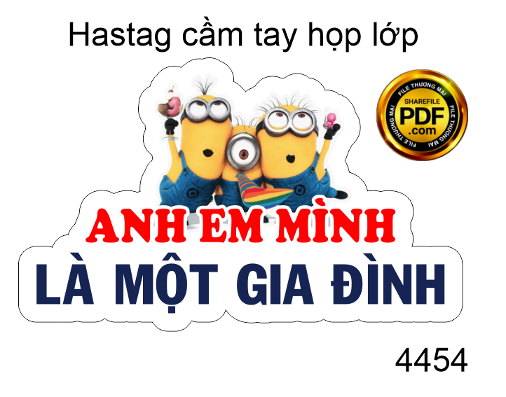 Hastag cầm tay Anh em mình là một gia đình
