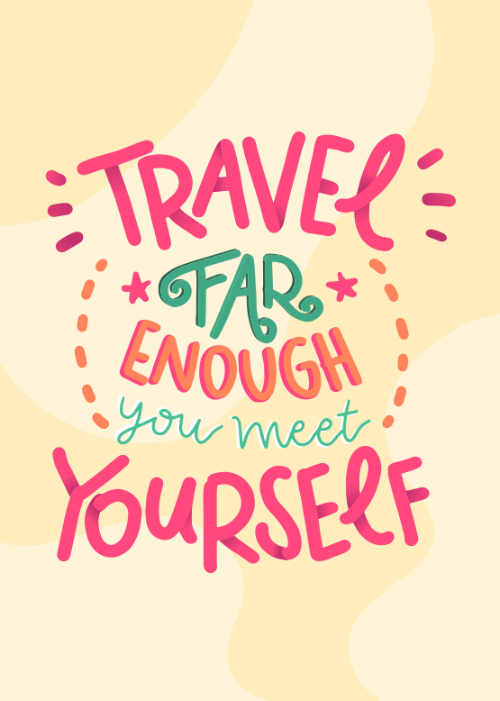 Travel far enough you meet yourself 