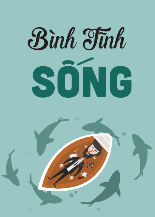 Tranh động lực treo tường Bình tĩnh sống