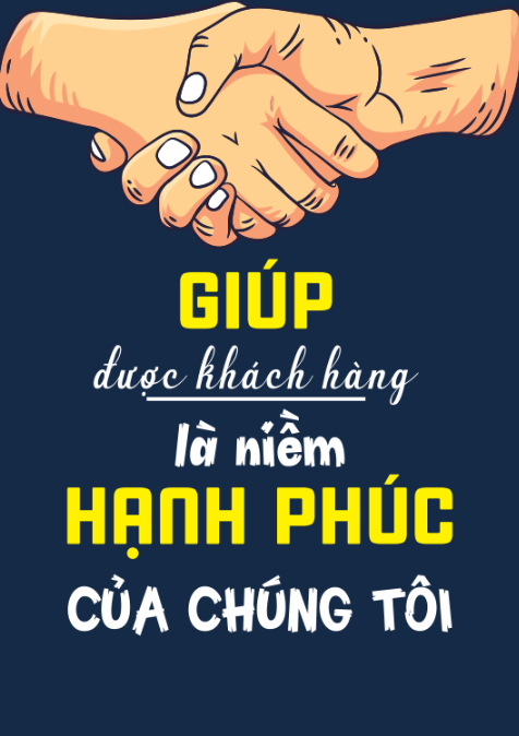Giúp được khách hàng là niềm hạnh phúc của chúng tôi