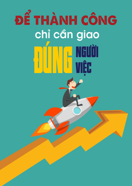 Để thành công chỉ cần giao đúng người đúng việc