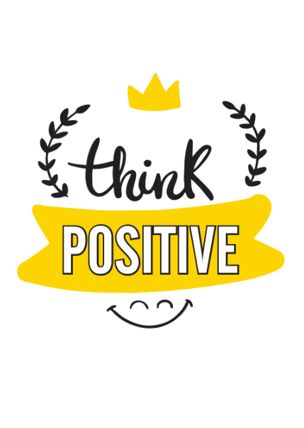 Tranh động lực treo tường Think Positive