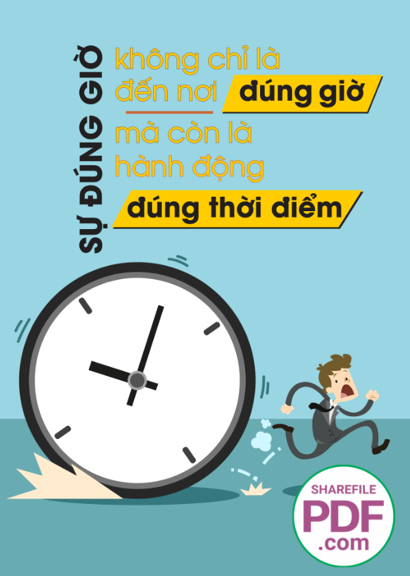 Đúng giờ không chỉ là đến nơi đúng giờ