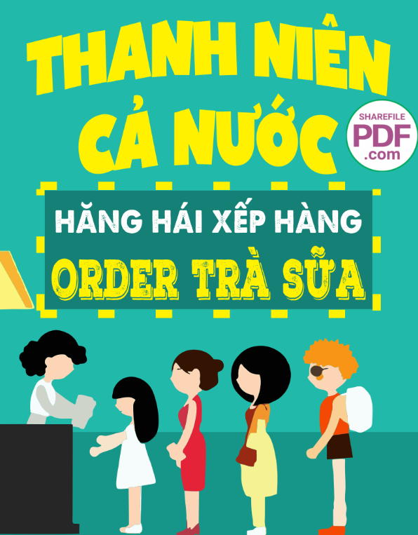 Thanh niên cả nước hăng hái xếp hàng order trà sữa