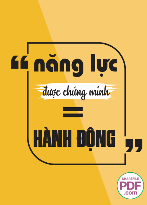 Năng lực được chứng minh bằng hành động