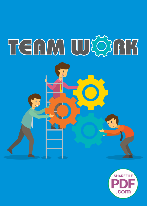 Tranh động lực treo tường Team work