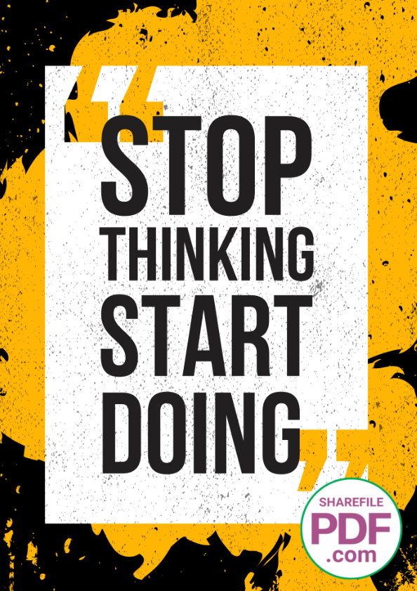 Stop thinking strat doing