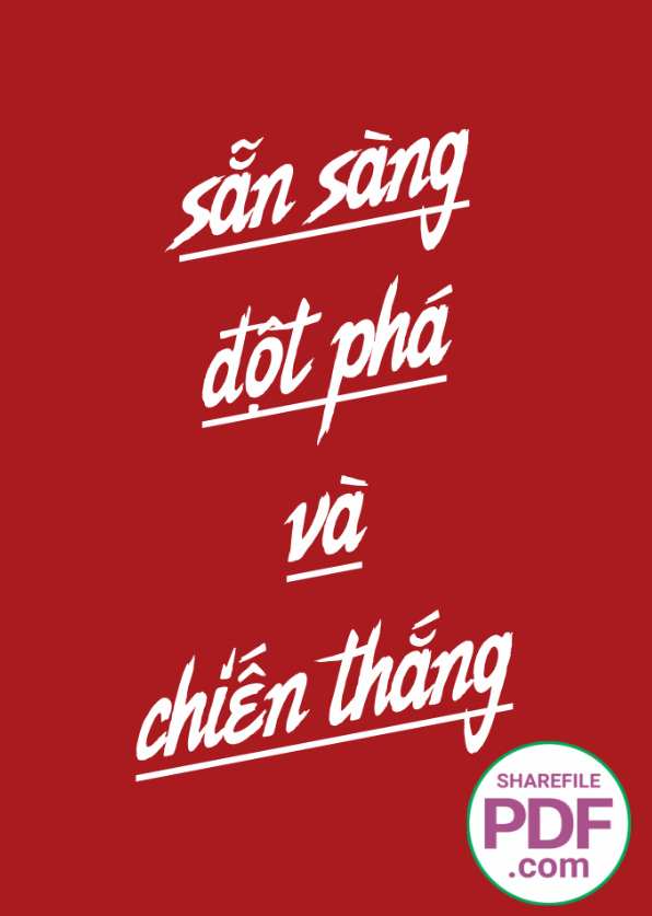 Sẵn sàng đột phá và chiến thắng