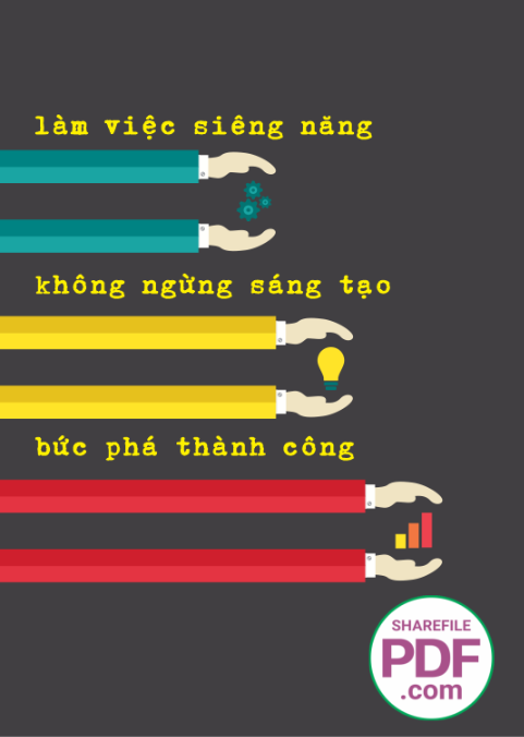 Làm việc siêng năng không ngừng sáng tạo