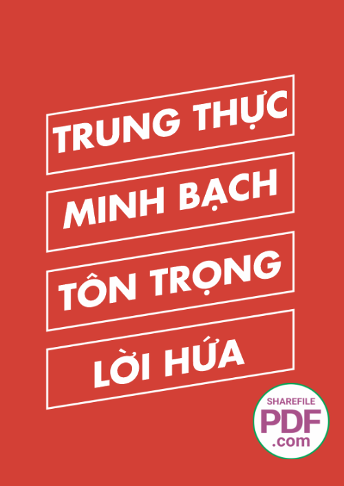 Trung thục minh bạch tôn trọng lời hứa