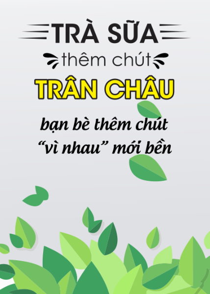 Trà sữa thêm chút trân châu - bạn bè thêm chút vì nhau mới bền