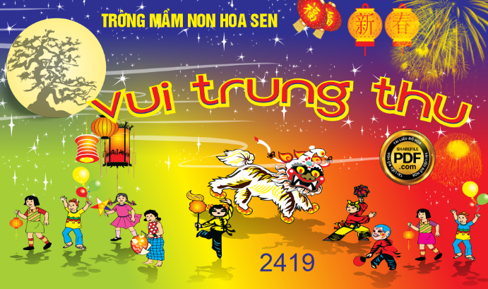 Vui Trung thu #2 - trường mầm non Hoa Sen