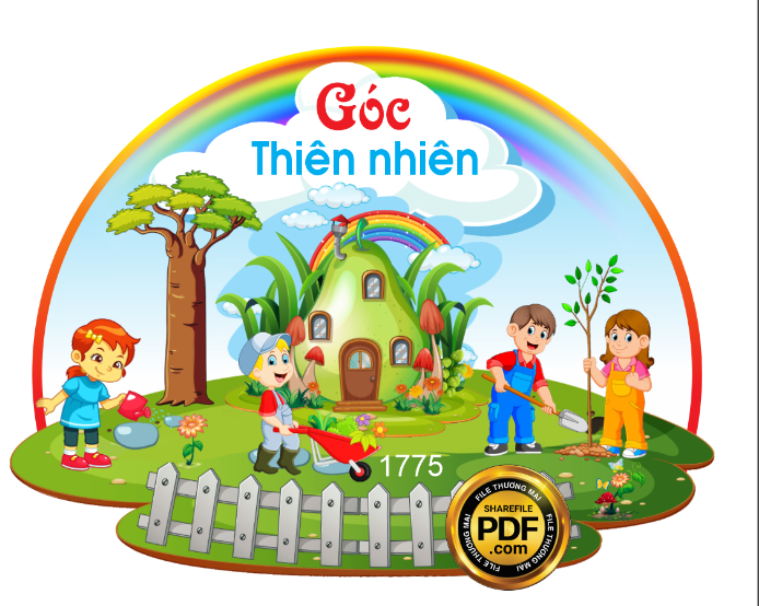 GÓC THIÊN NHIÊN TRANG TRÍ TRƯỜNG MẦM NON