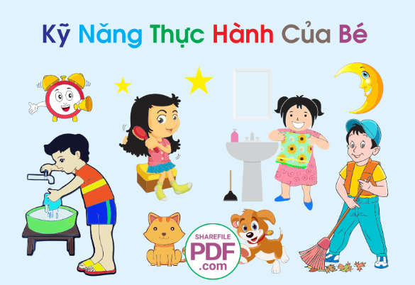 Trang trí phòng học - kỹ năng thực hành của bé