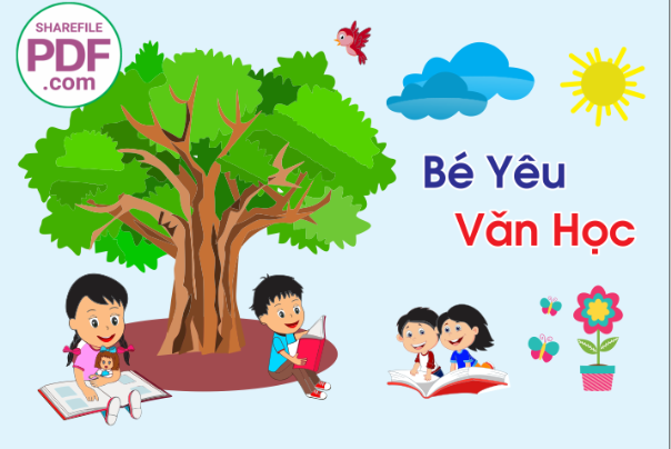 Trang trí phòng học - bé yêu văn học