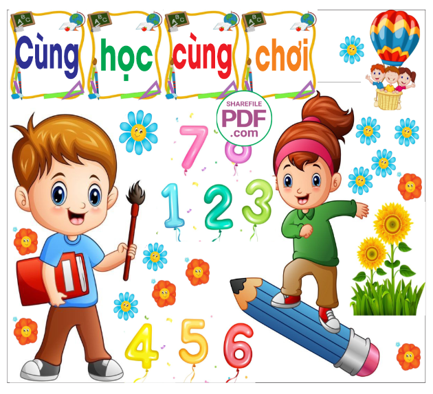 Trang trí phòng học - Cùng học cùng chơi