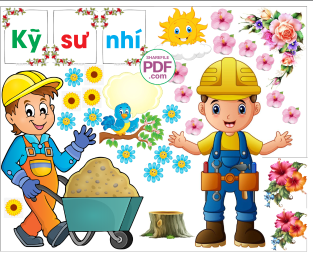 Trang trí phòng học - Kỹ sư nhí