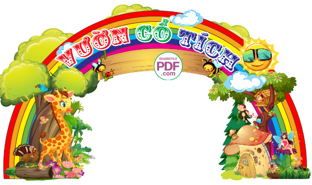 Trang trí trường mầm non - Cổng Vườn cổ tích