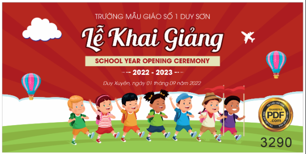 Lễ Khai Giảng - Trường mẫu giáo