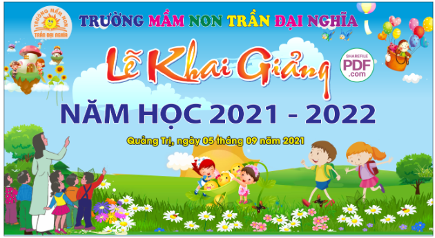 Trường mầm non Trần Đại Nghĩa - Lễ khai giảng