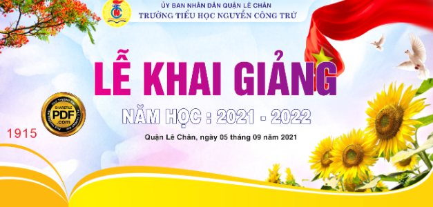 Lễ Khai Giảng trường tiểu học Nguyễn Công Trứ