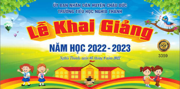  Lễ Khai Giảng trường tiểu học Nghĩa Thành