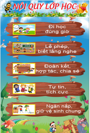 bảng nội quy lớp học #14