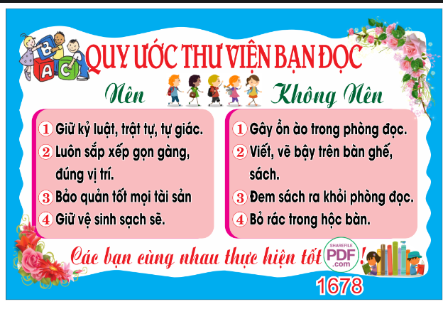 Quy ước thư viện Bạn đọc