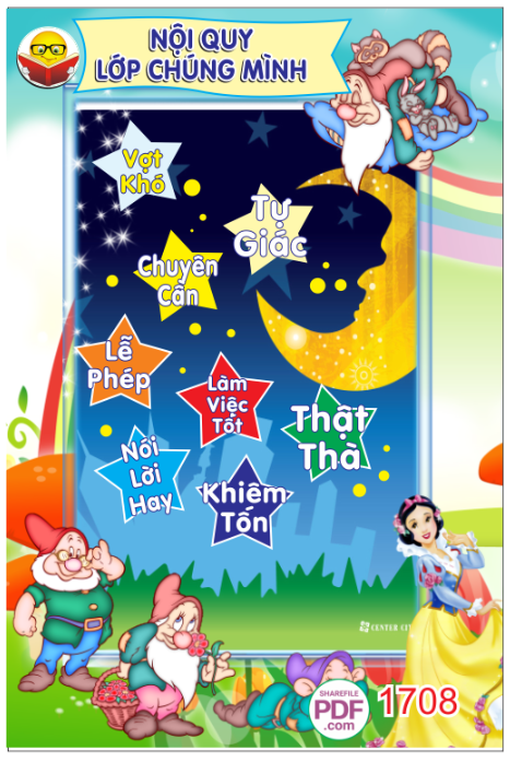 Bảng nội quy lớp học #4