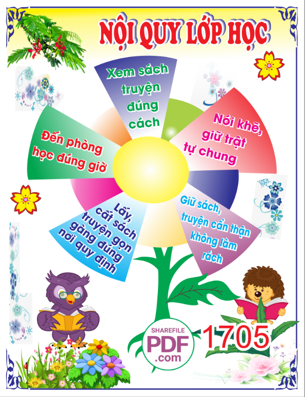 Bảng nội quy lớp học