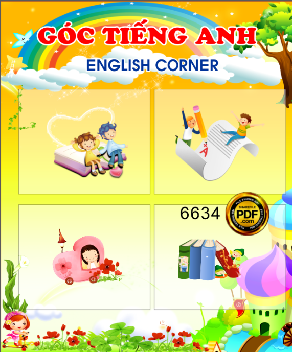bảng Góc Tiếng Anh - english corner