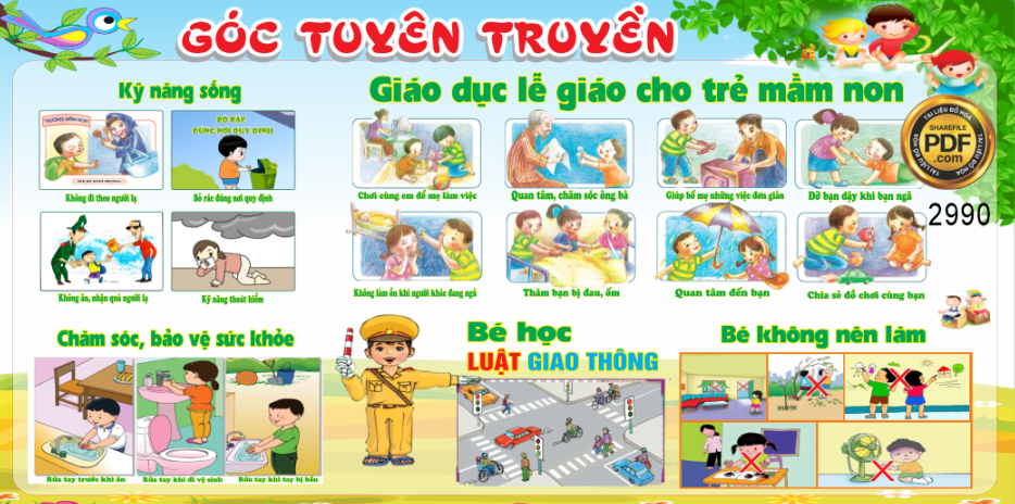 góc tuyên truyền kỹ năng sống