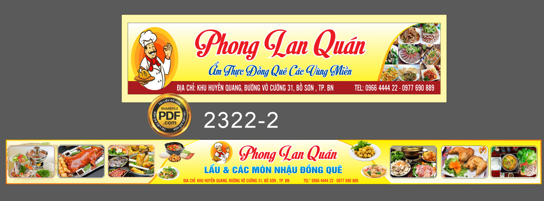 biển vẫy Phong Lan Quán - bia hơi - lẩu
