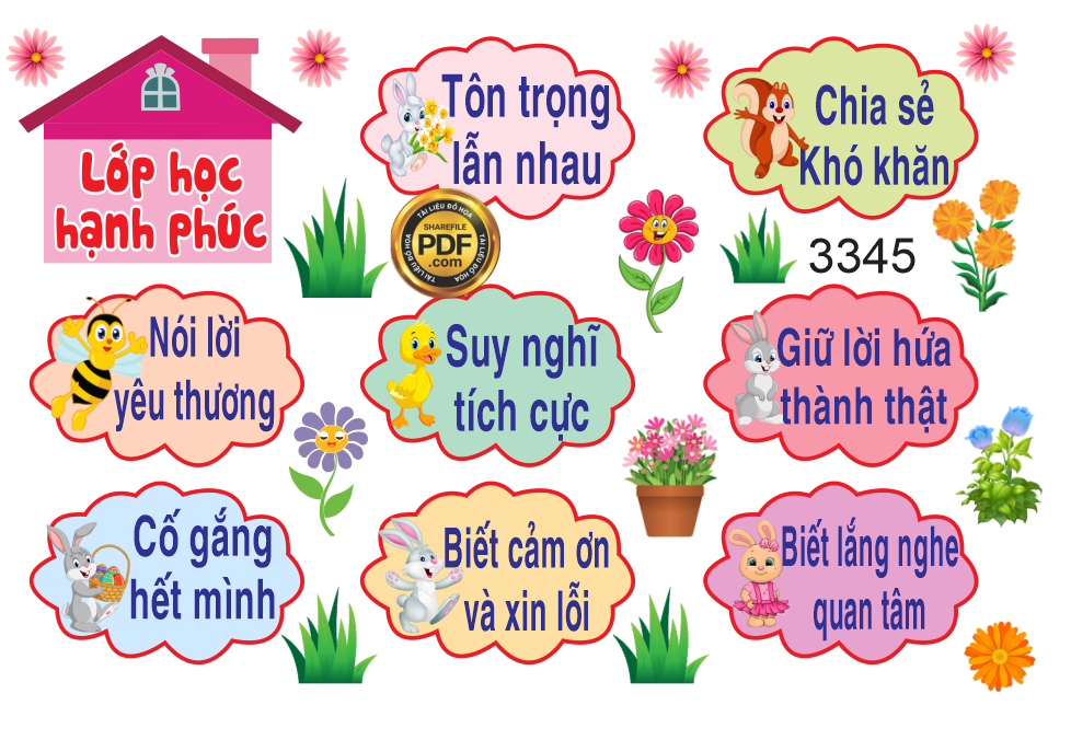  lớp học hạnh phúc