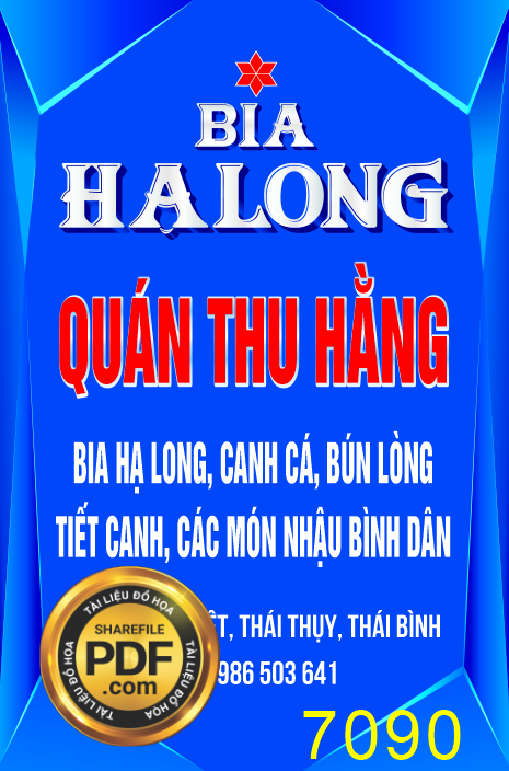 Biển bia hơi Hạ Long quán Thu Hằng