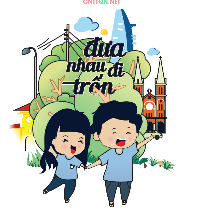 Mẫu in áo đưa nhau đi trốn