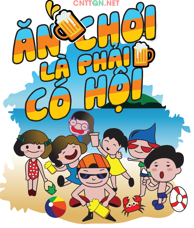 Mẫu in áo Ăn chơi là phải có hội