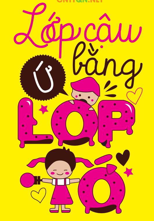 Mẫu in áo lớp Lớp cậu ứ bằng lớp tớ